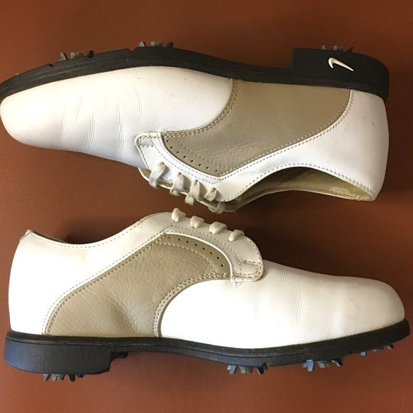 NIKE GOLF "Verdana Last" Nike Air Comfort Leather Golf Shoes - Picture 2 of 14